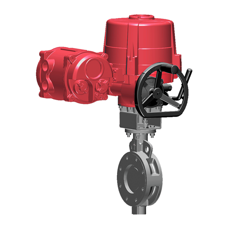 صمام فراشة كهربائي محكم الغلق