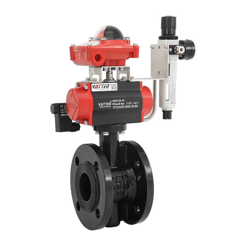 صمام فراشة ذو حواف هوائية