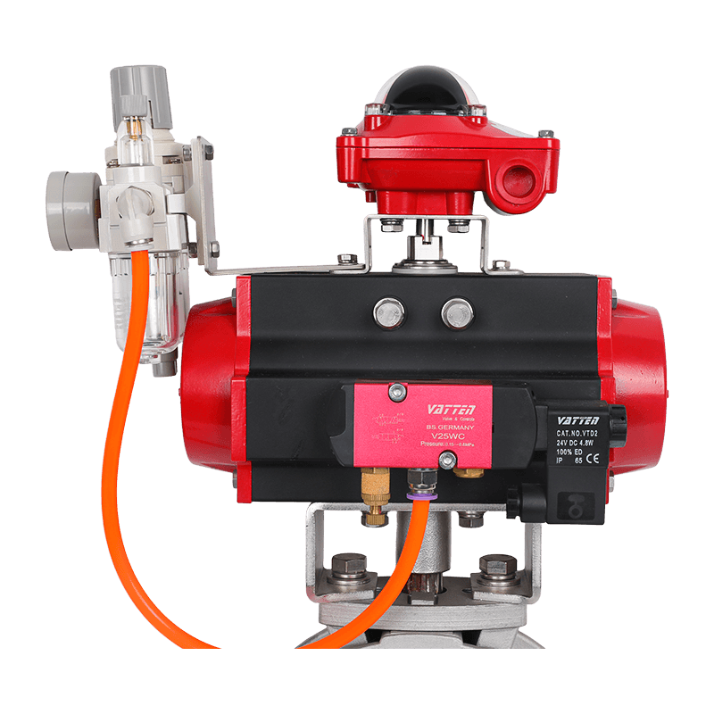 صمام فراشة مسحوق هوائي