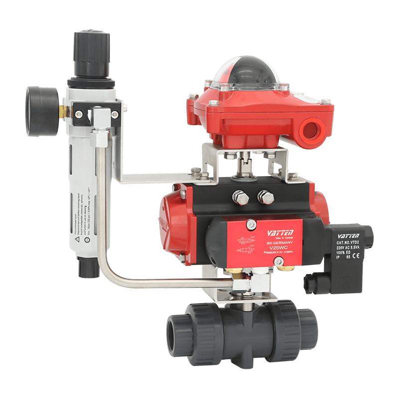 هوائي الكرة البلاستيكية صمام